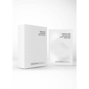 Набір тканинних масок з колагеном і гіалуроновою кислотою Dermaskill / SOFT TOUCH MASK 5 шт в упаковці